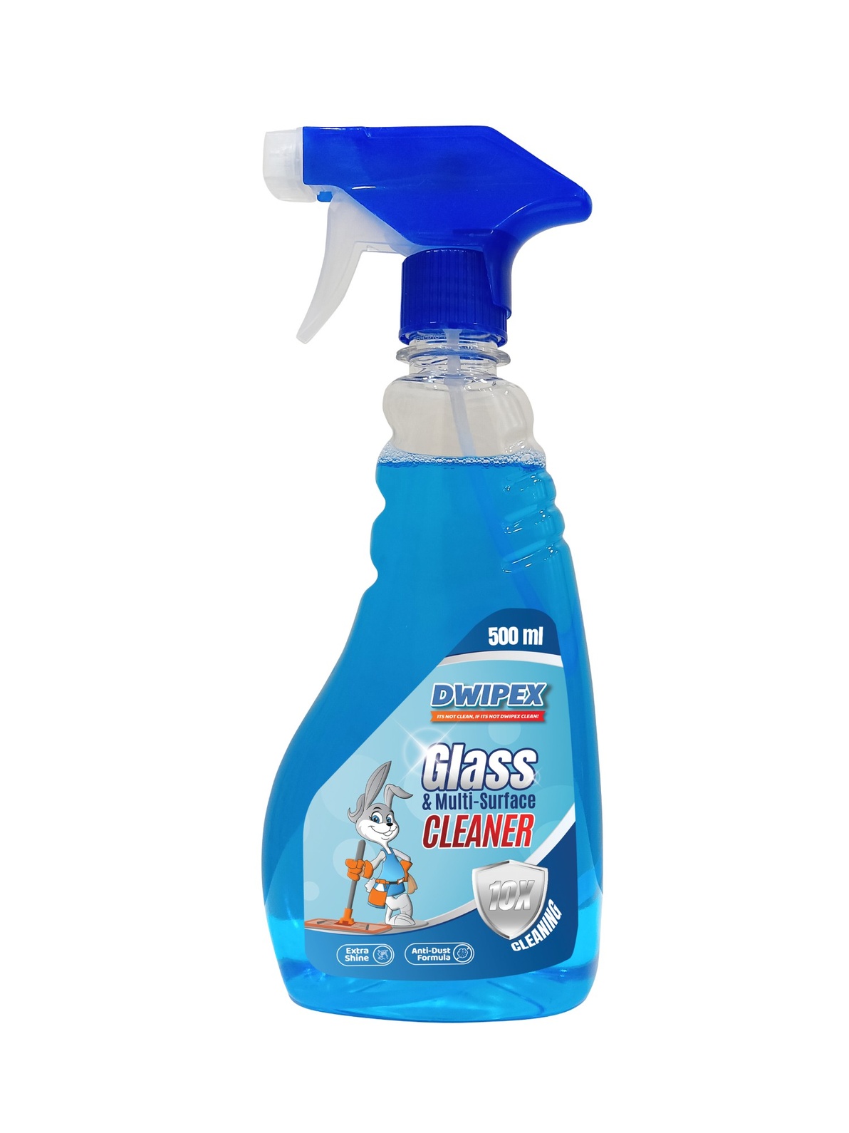 Image of Dwipex glass and multisurface cleaner bottle front view