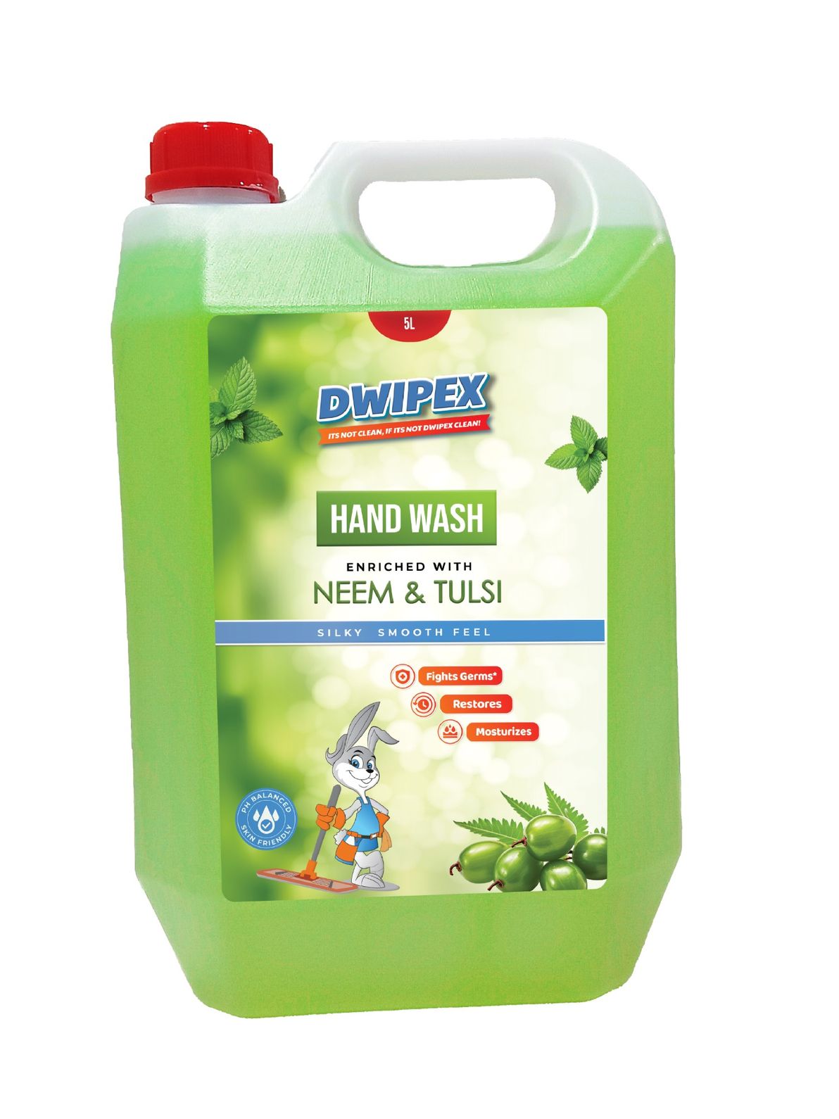 Dwipex hand wash neem tulsi refill front view