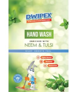 Image of Dwipex hand wash neem tulsi refill sticker front view
